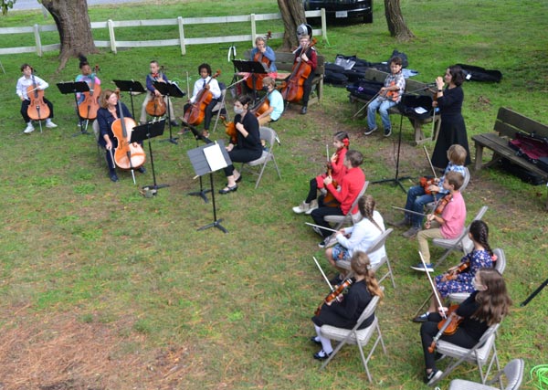 strings crewe recital in playground